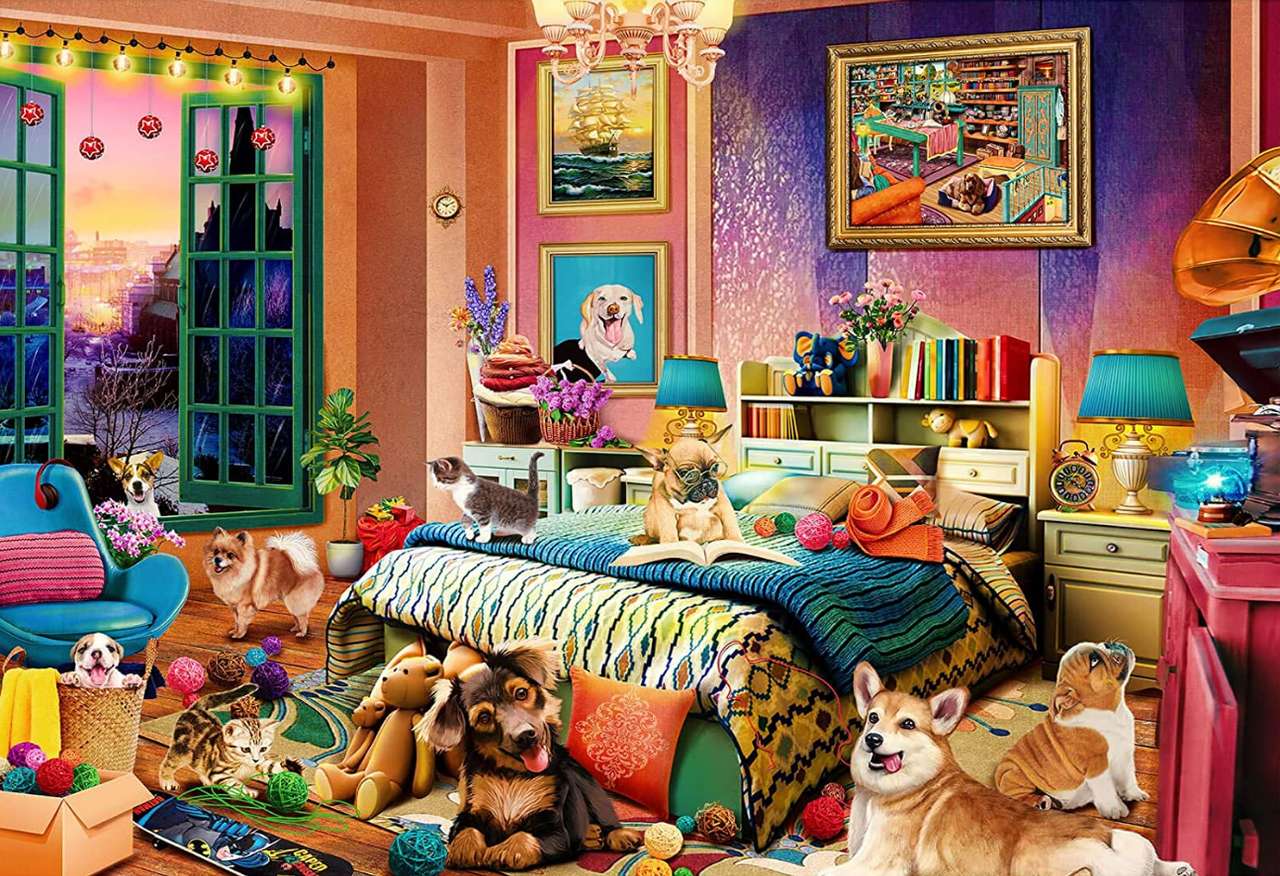 Puppy Party puzzle online fotóról