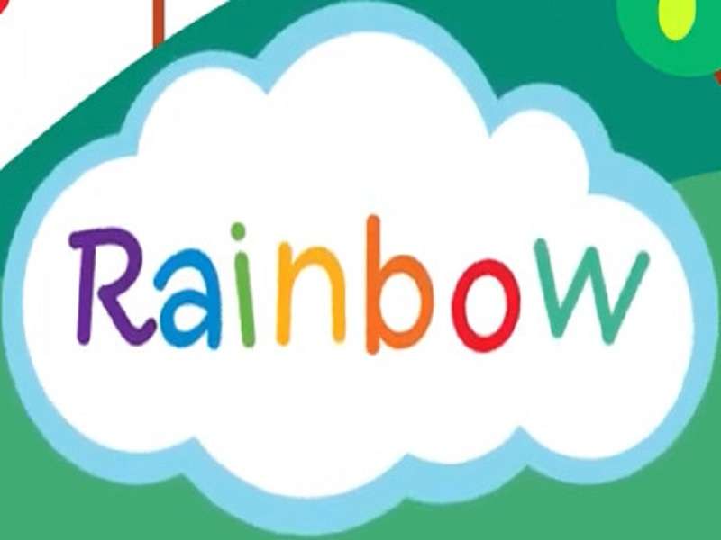 r steht für Regenbogen Online-Puzzle vom Foto