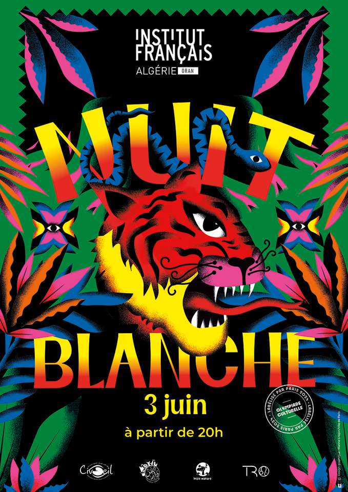 Nuit blanche puzzle online from photo