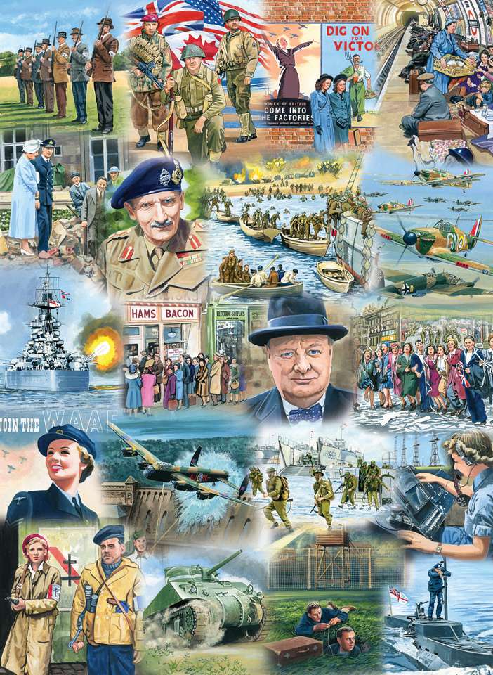 Legends of WW2 puzzle online from photo