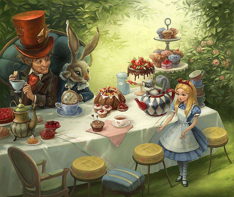 Alice au pays des merveilles puzzle en ligne