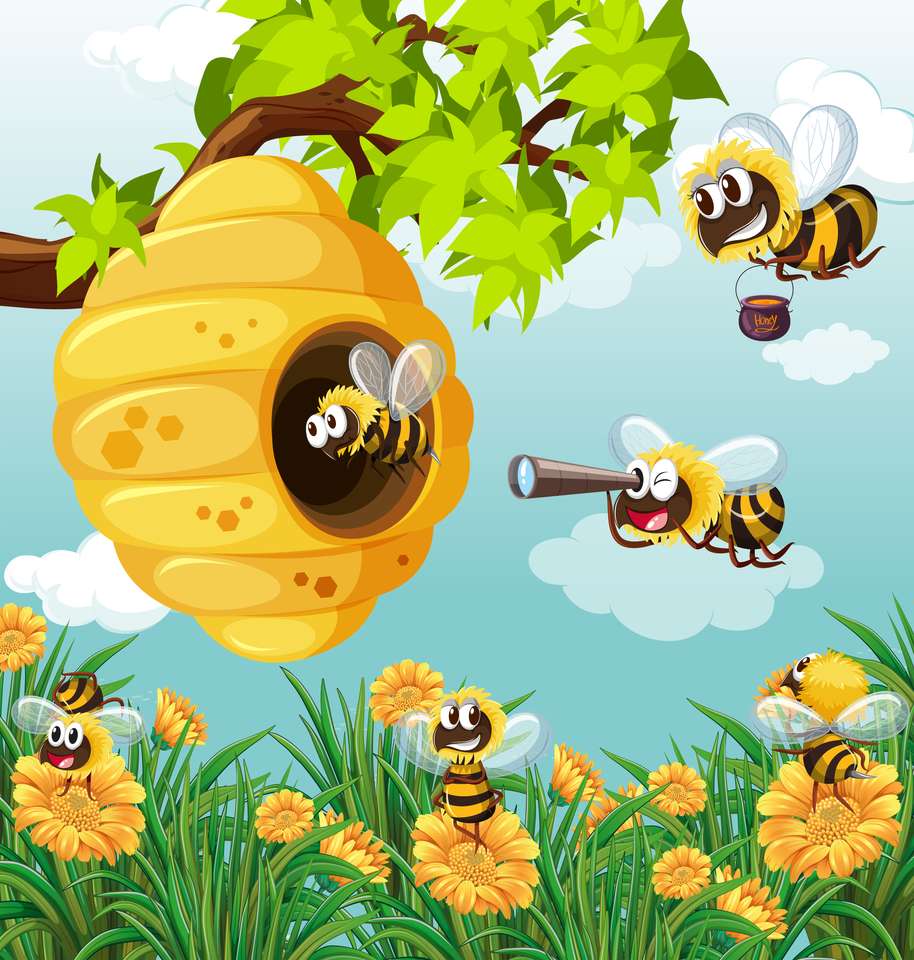 beekeepinggg puzzle online from photo