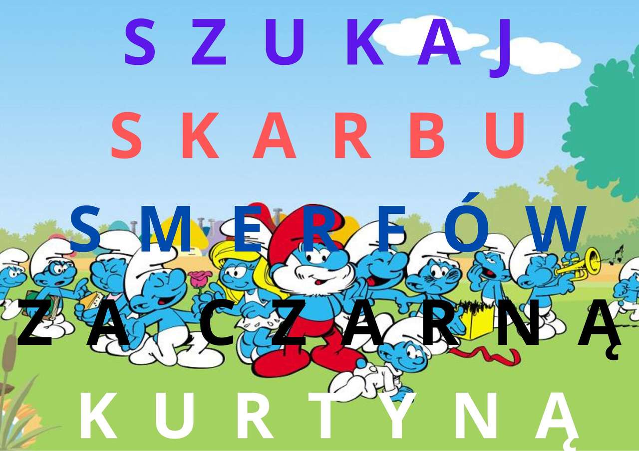 Smurfs in Smolec online puzzle