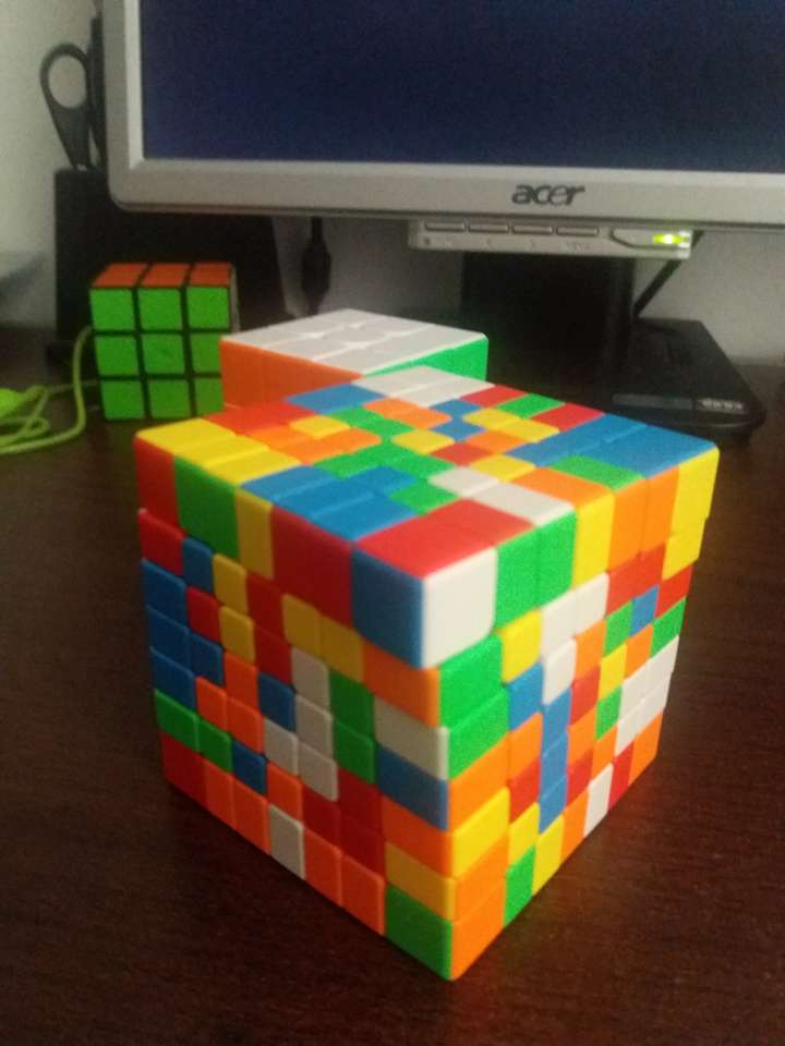 7x7 cube rubik puzzle en ligne