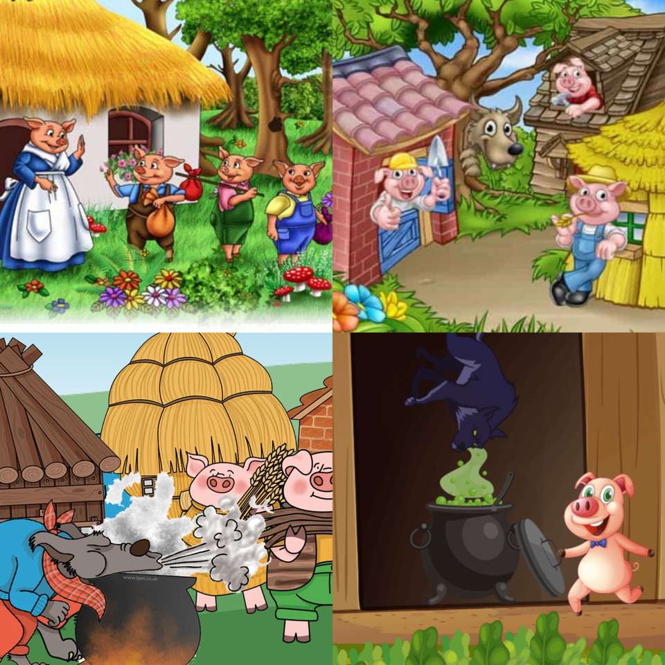 Three little pigs online puzzle