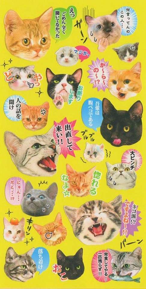 cartel de gatos rompecabezas en línea