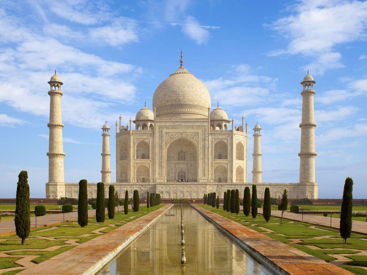 Taj Mahal puzzle online fotóról