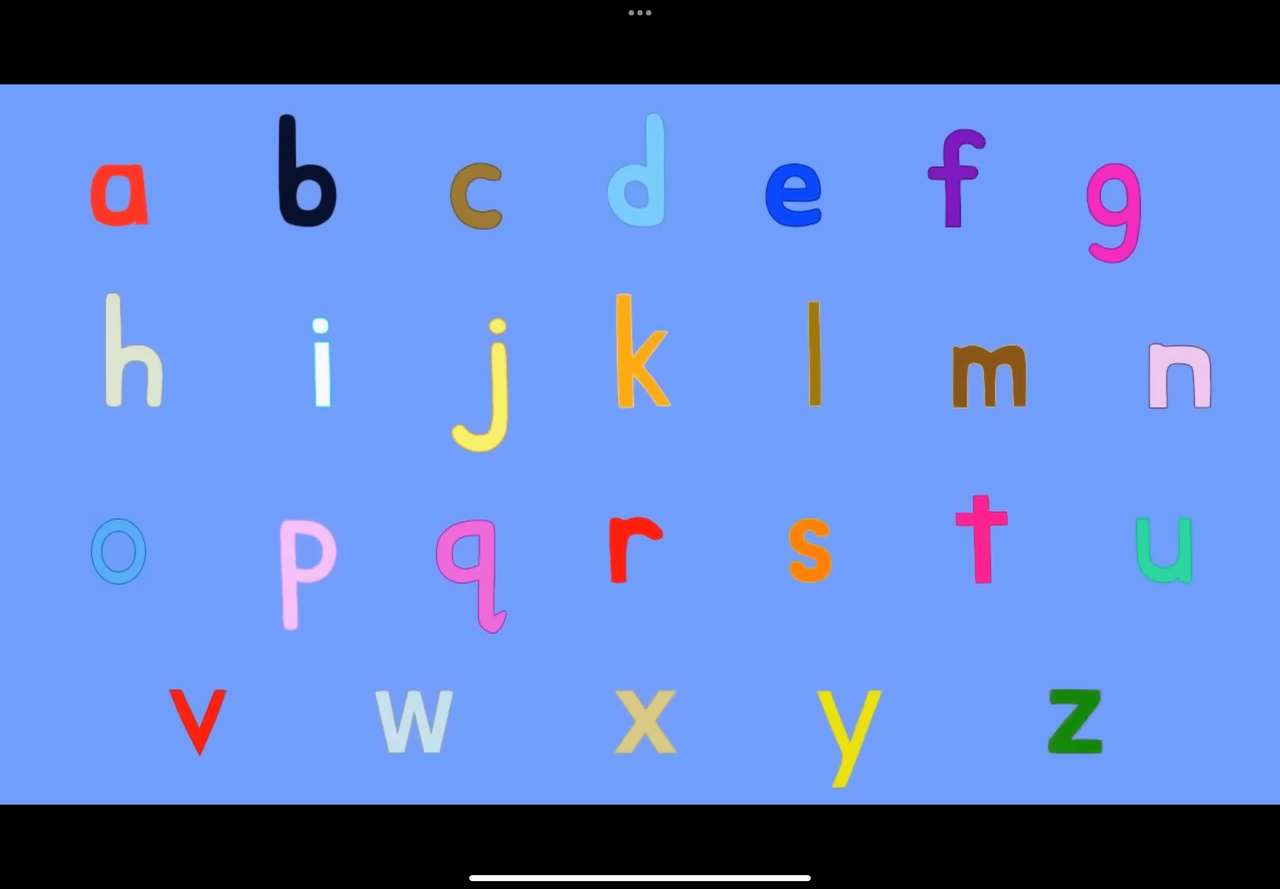 Este alfabetul puzzle online din fotografie