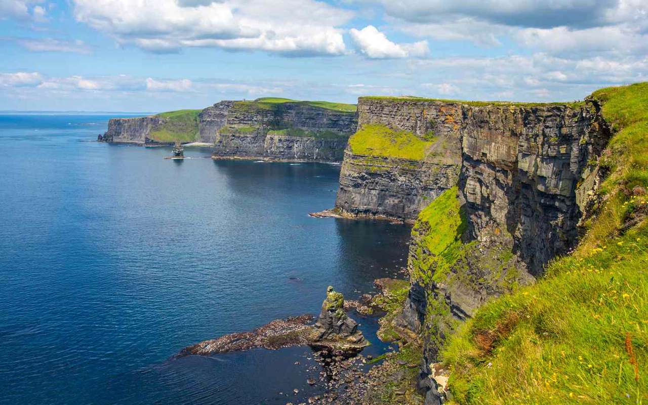 Cliffs of Moher puzzle online from photo
