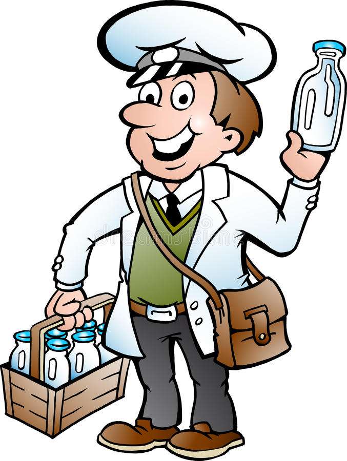 Milkman a puzzle online from photo