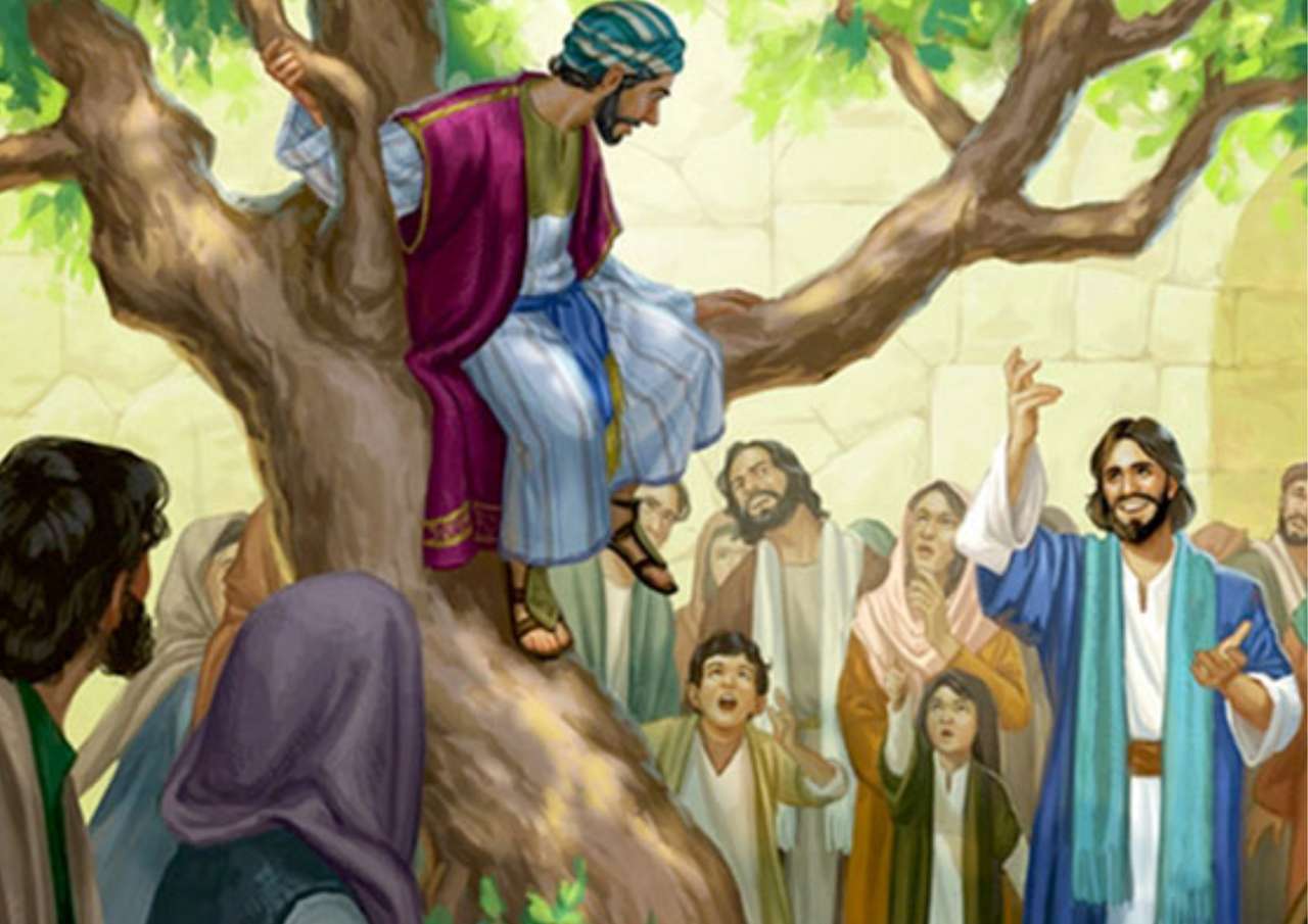 call of Zacchaeus online puzzle