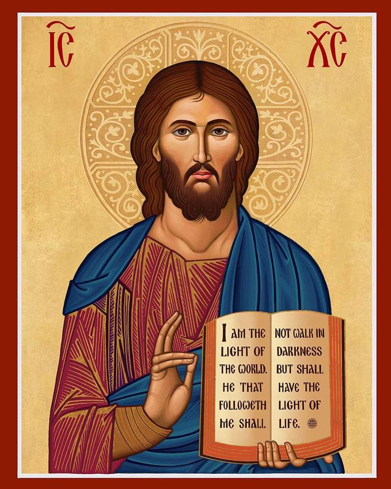 Jézus ikon puzzle online fotóról