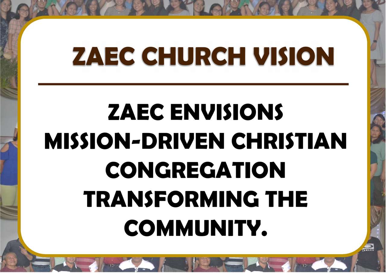 kyrkans vision Pussel online