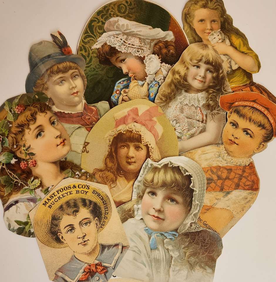 collage Victorian children online puzzle