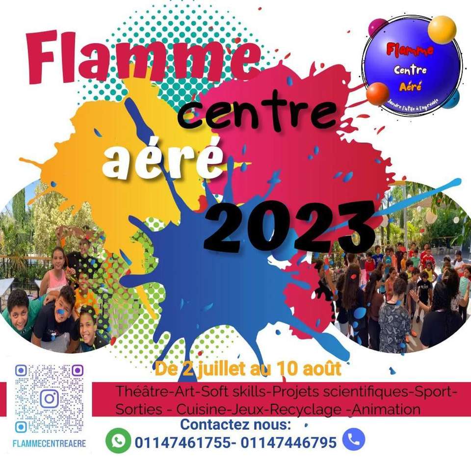 Flamme 2023 puzzle online from photo