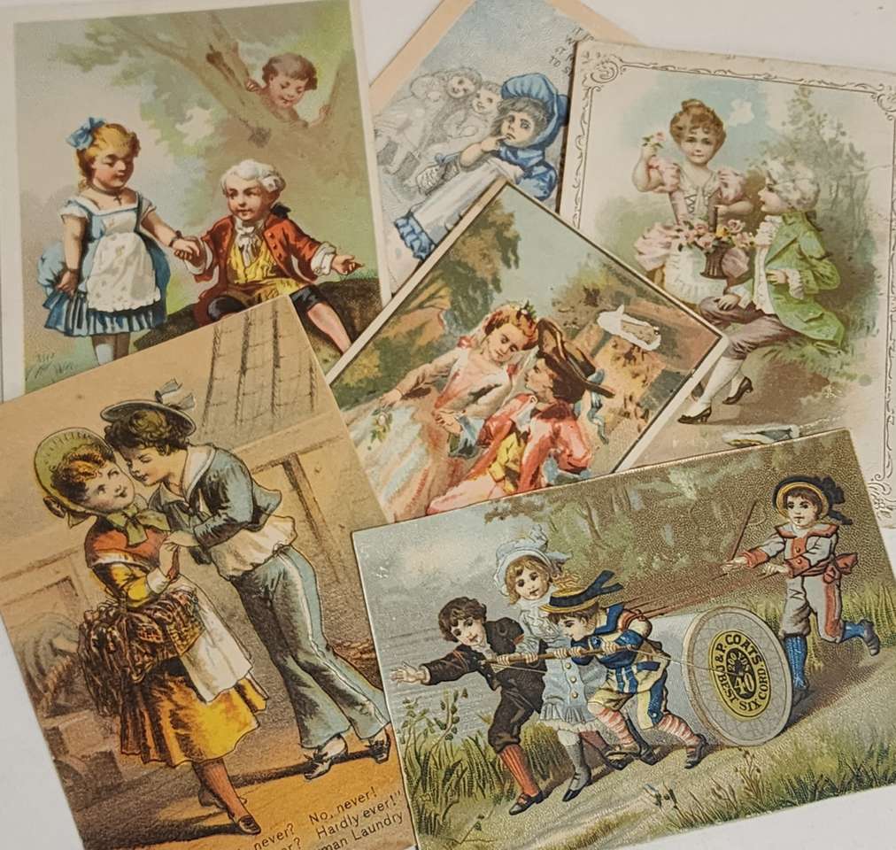 viktoriánské karty online puzzle