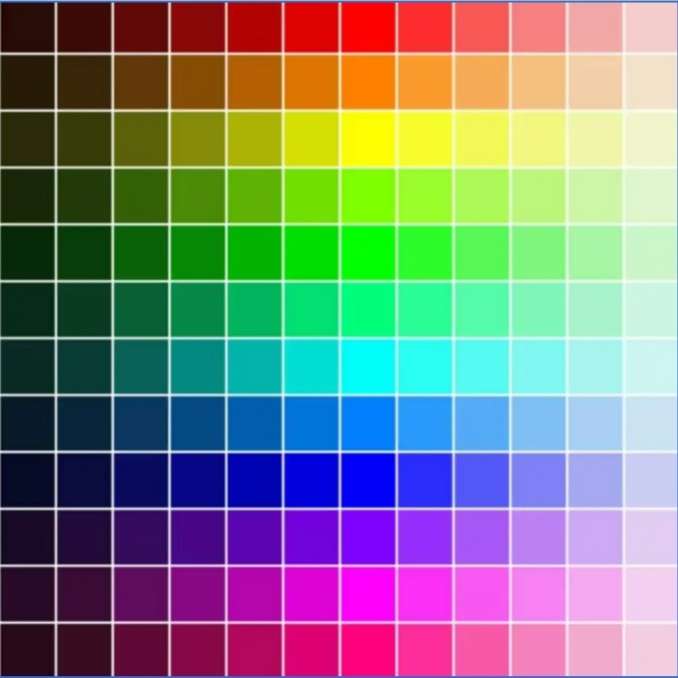 γκάμα χρωμάτων 2 παζλ online από φωτογραφία