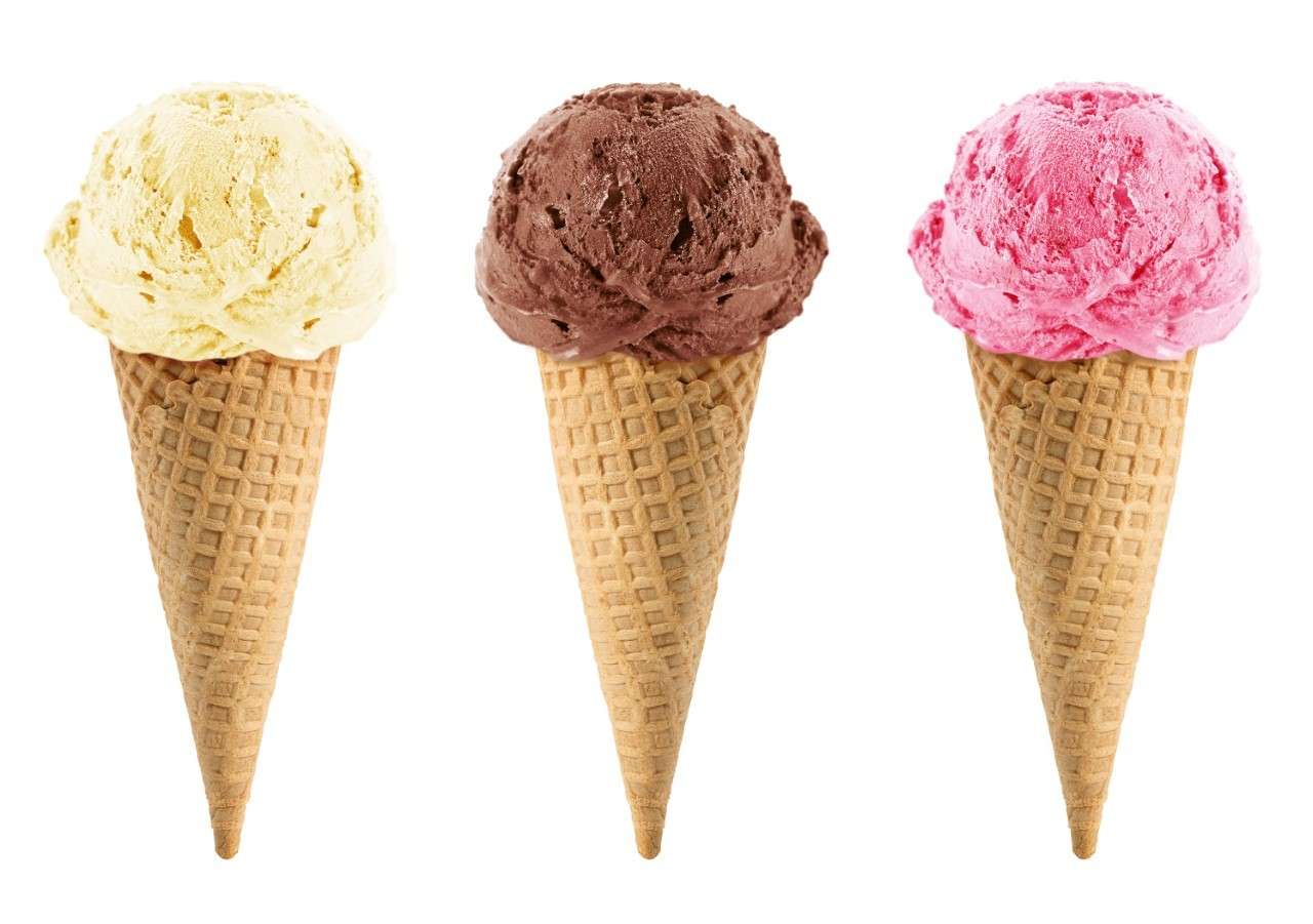 ice creams puzzle online from photo