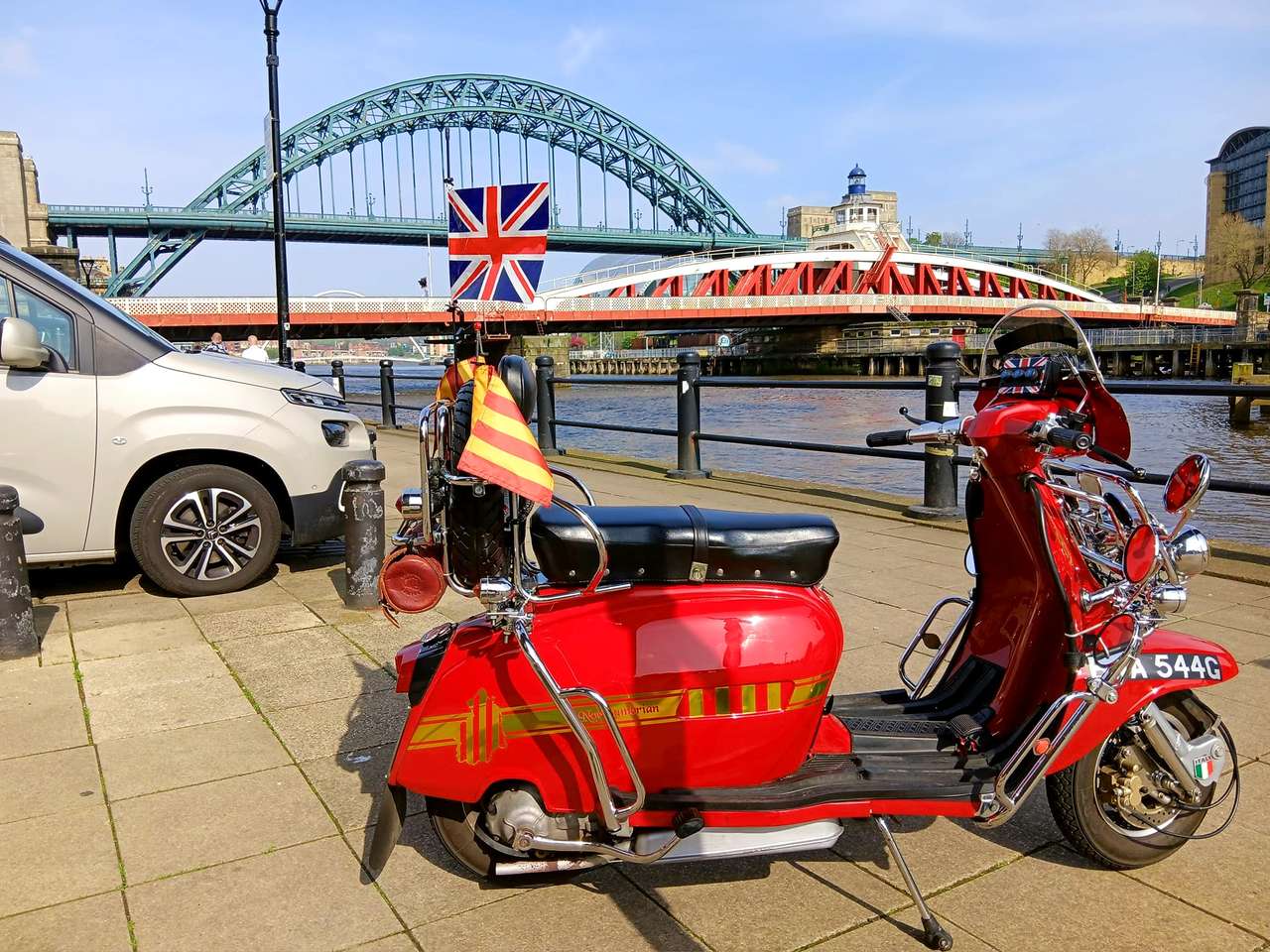 Newcastle Quayside, día de la coronación rompecabezas en línea