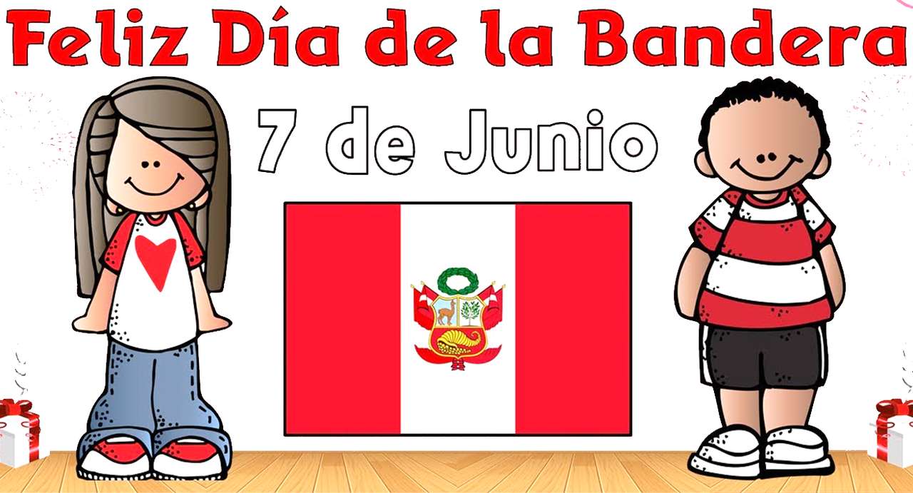 DIE FLAGGE VON PERU Online-Puzzle