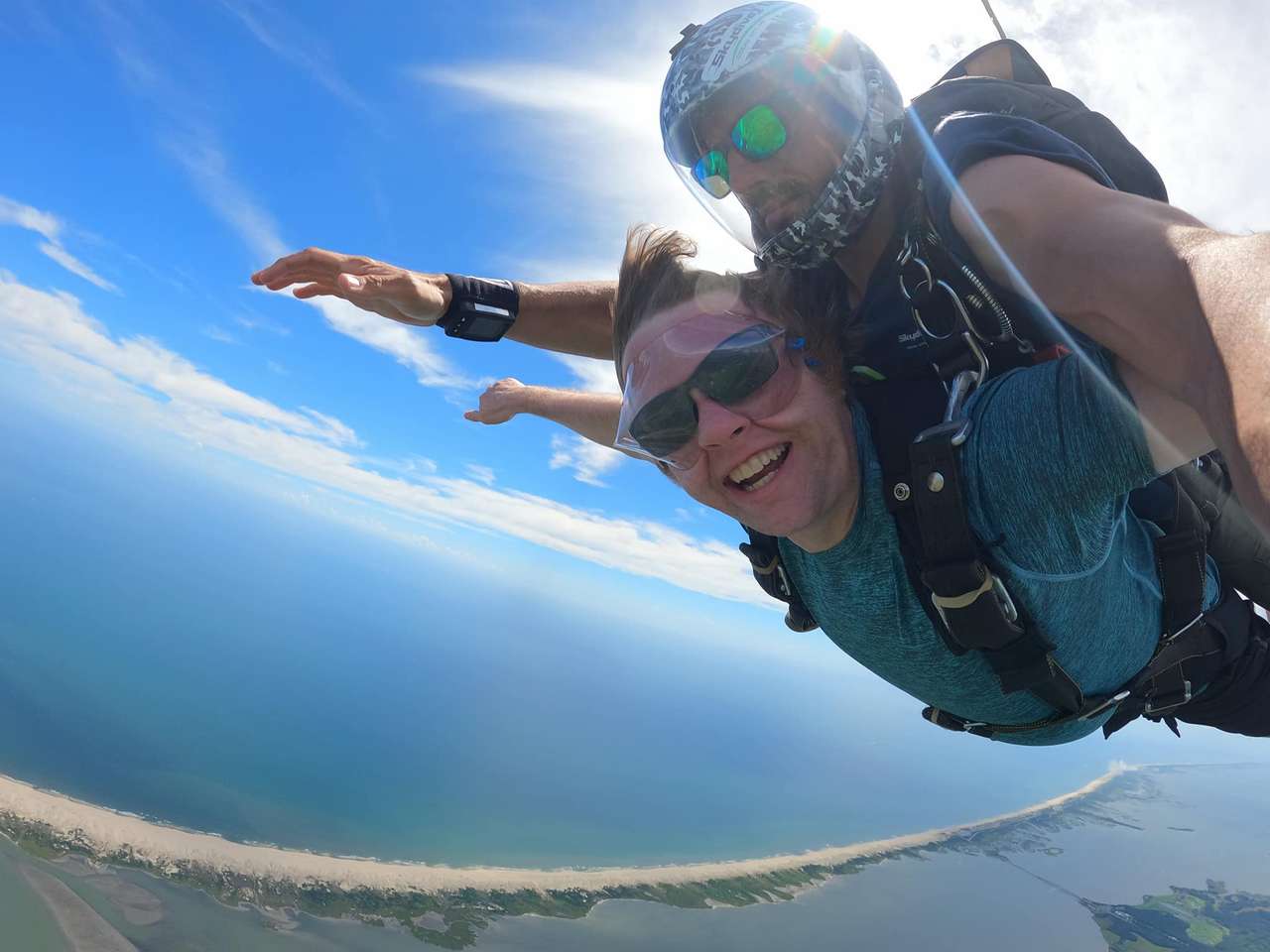 Sean saut en parachute puzzle en ligne à partir d'une photo
