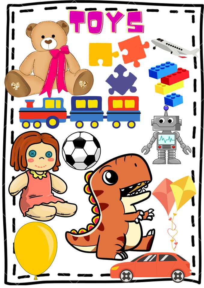 LOOK AT MY TOYS online puzzle