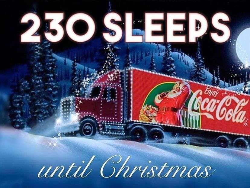Χριστουγεννιάτικη Coca Cola online παζλ