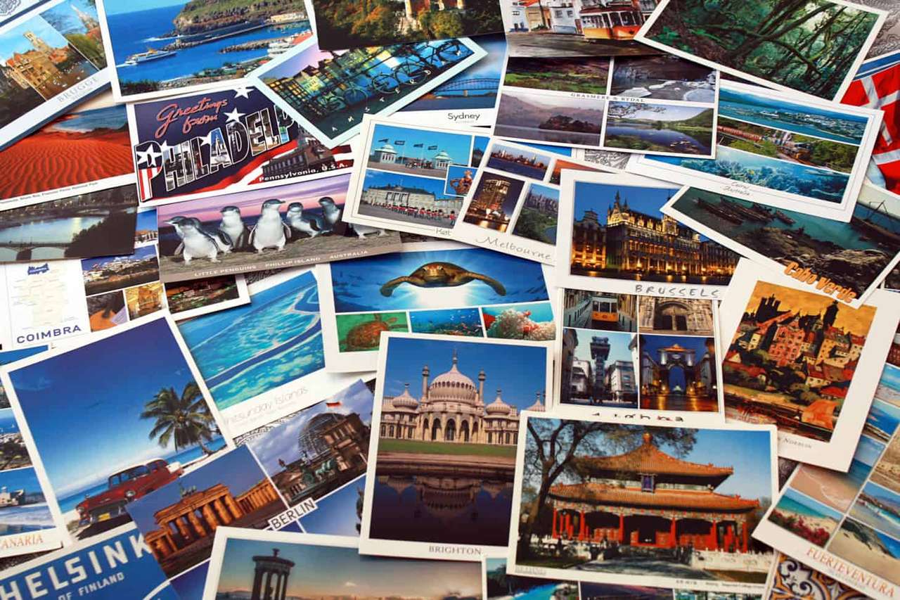 Cărți poștale din belșug puzzle online
