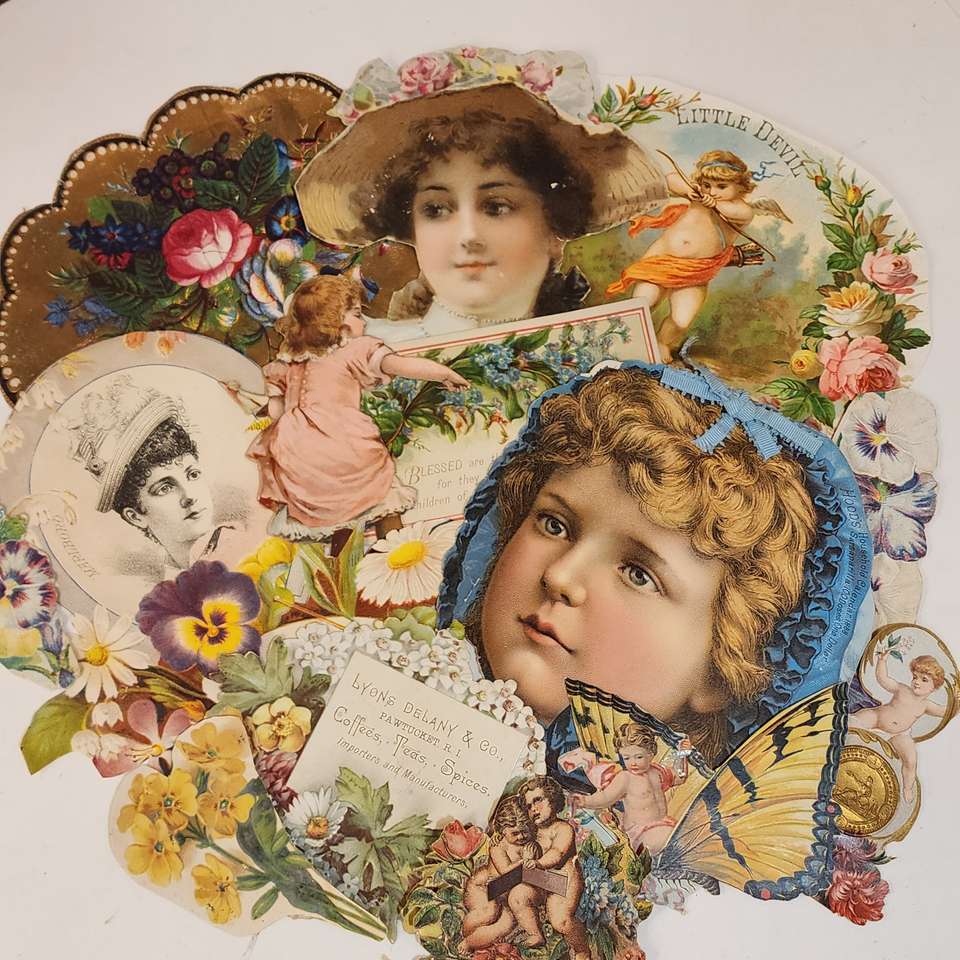 Viktorianische Collage 2 Online-Puzzle