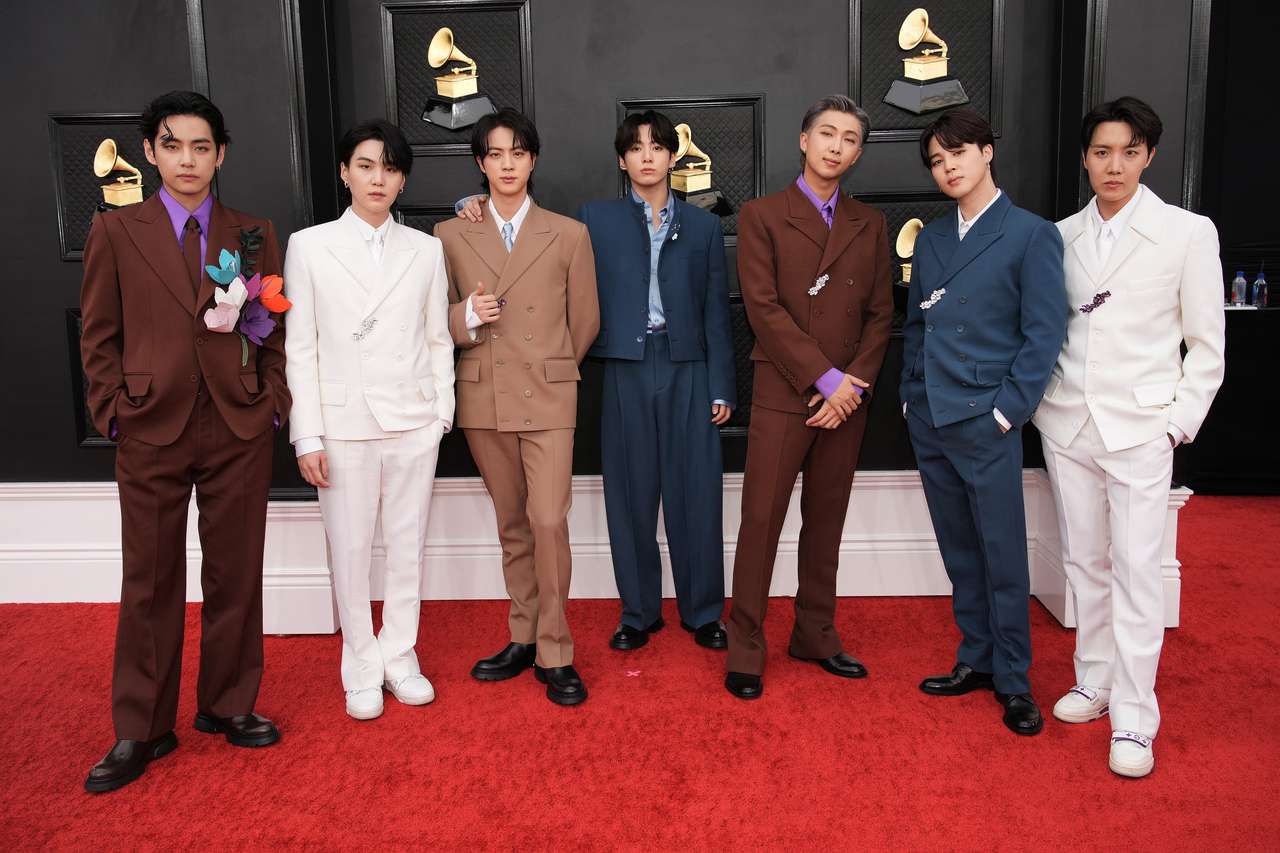 Bangtan bei den Grammys Online-Puzzle