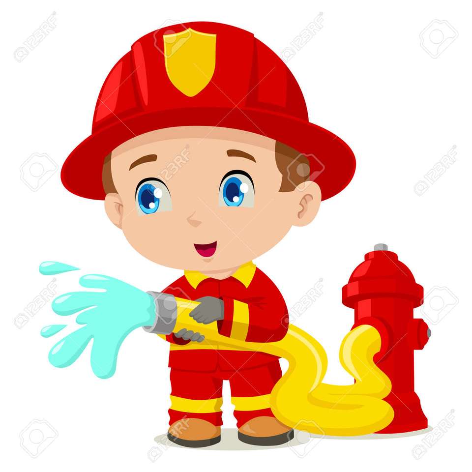Пожарный онлайн-пазл