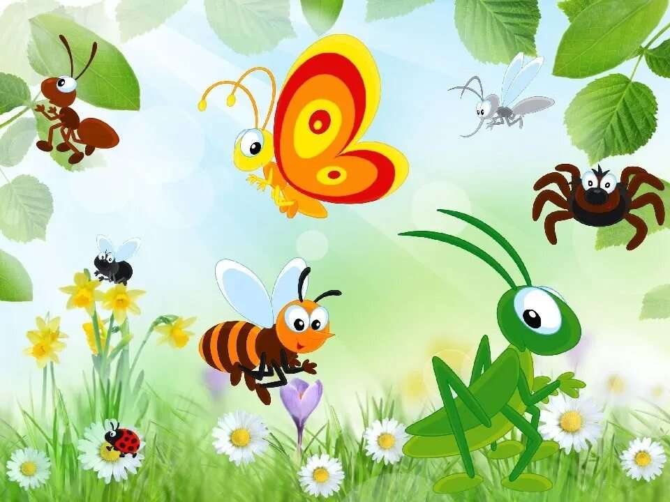 rovarok 1 puzzle online fotóról