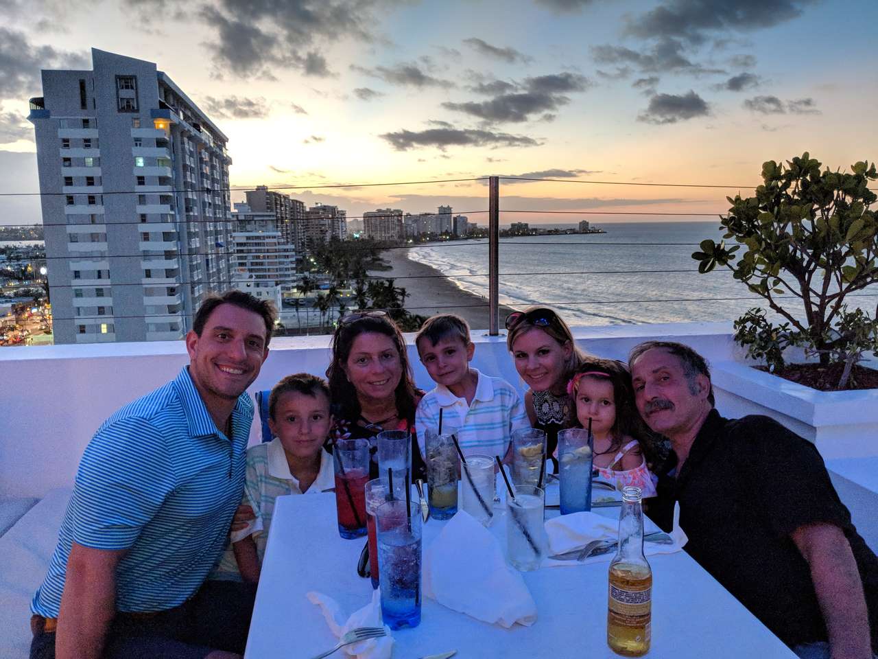 Atardecer en el viejo San Juan rompecabezas en línea