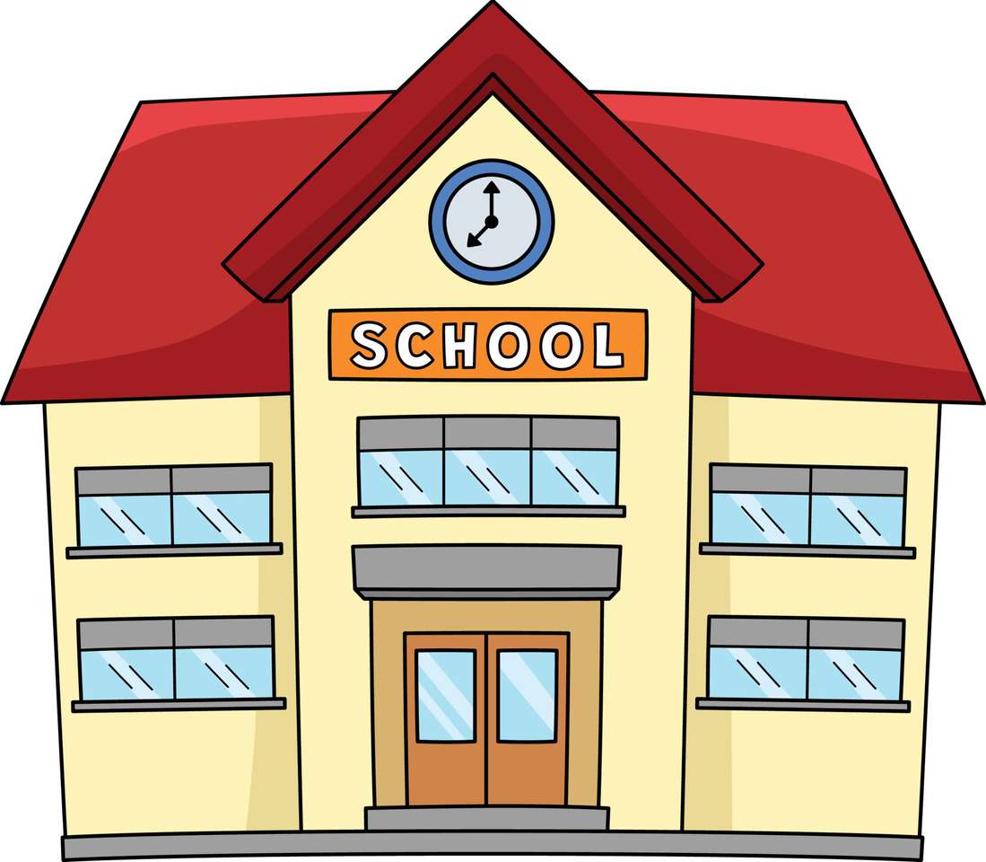 School Clipart puzzle online from photo