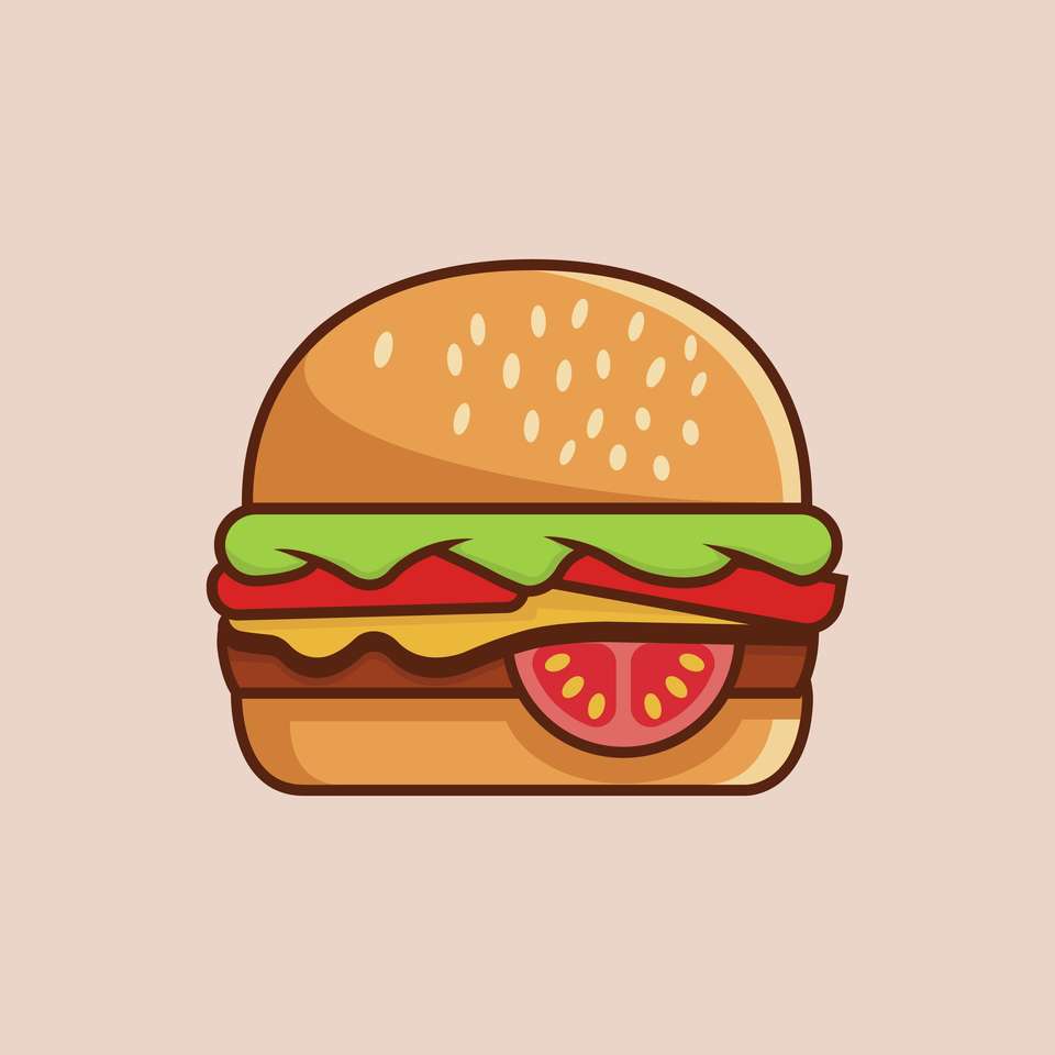 Το παζλ Burger παζλ online από φωτογραφία