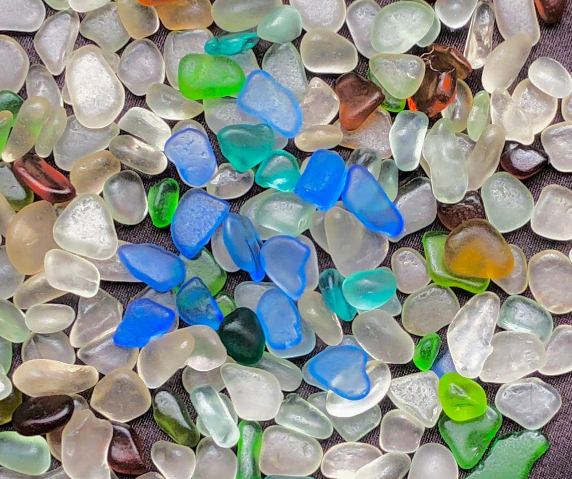 SEA GLASS COLLECTION puzzle online from photo
