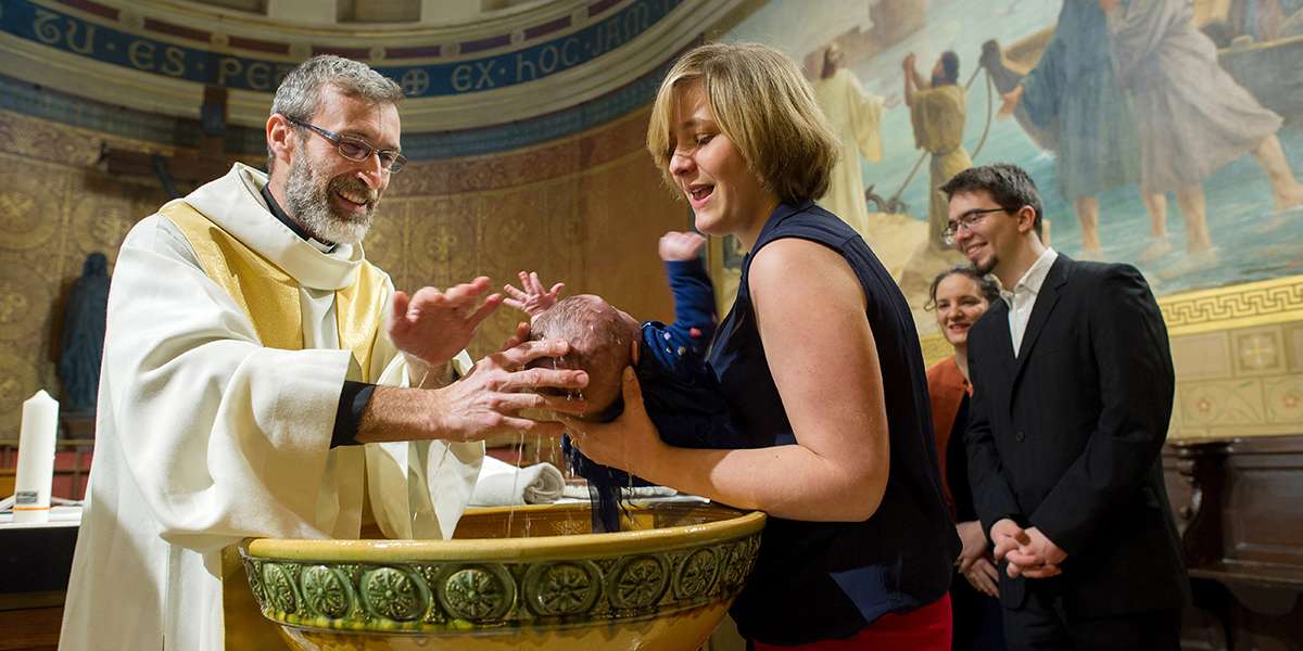 Картина хрещення скласти пазл онлайн з фото