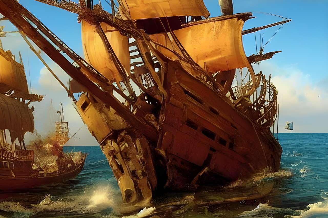 Ship Wreck puzzle online from photo