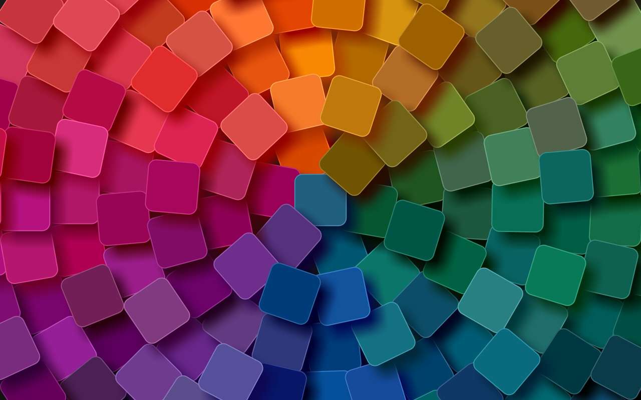 Προκλητικά τετράγωνα χρωμάτων online παζλ