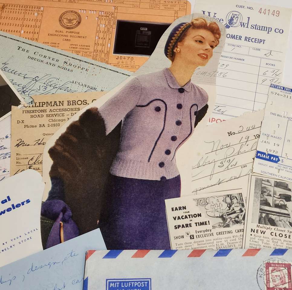 collage de 1960 puzzle online a partir de foto