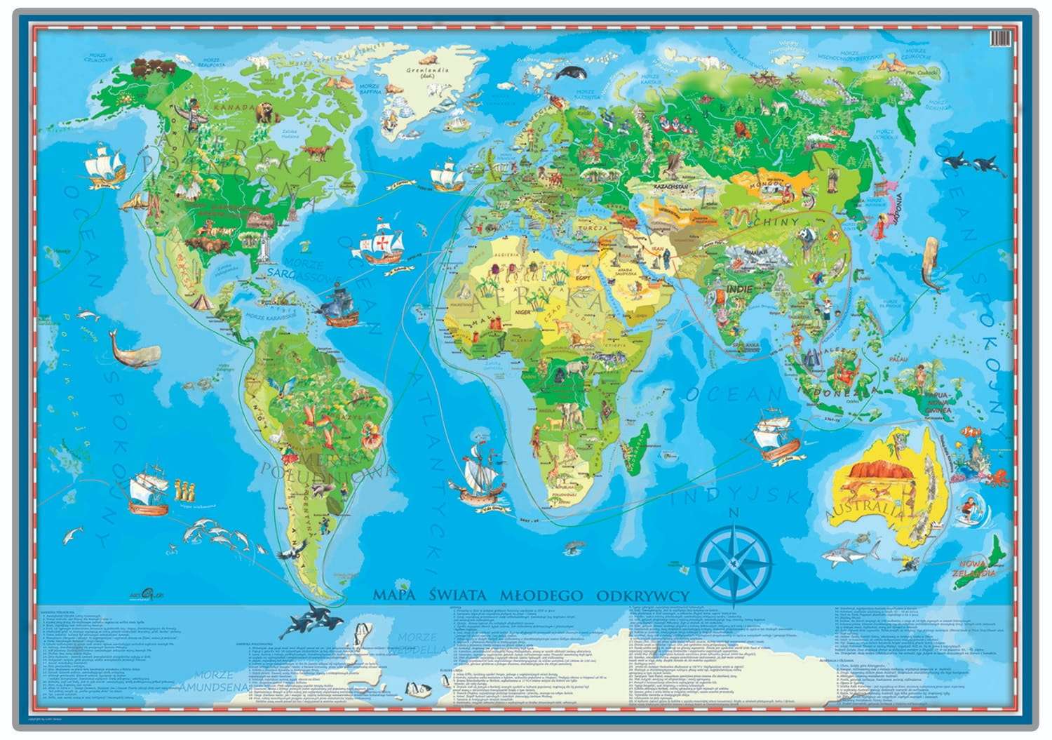 Map of the world online puzzle