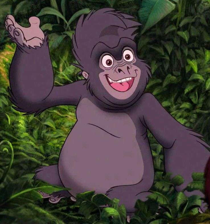 Opice Tarzan puzzle online z fotografie