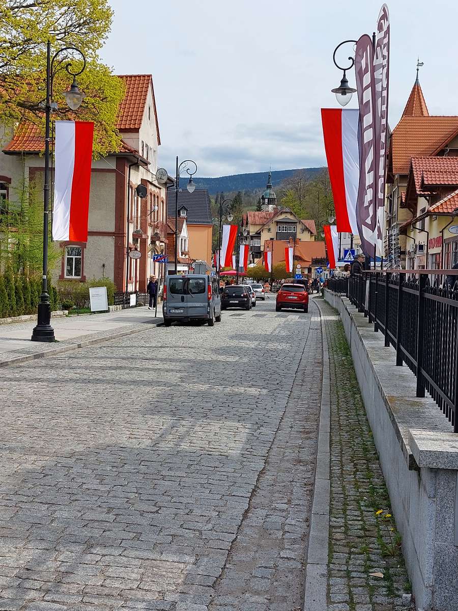 Promenade in Świeradów puzzle online from photo