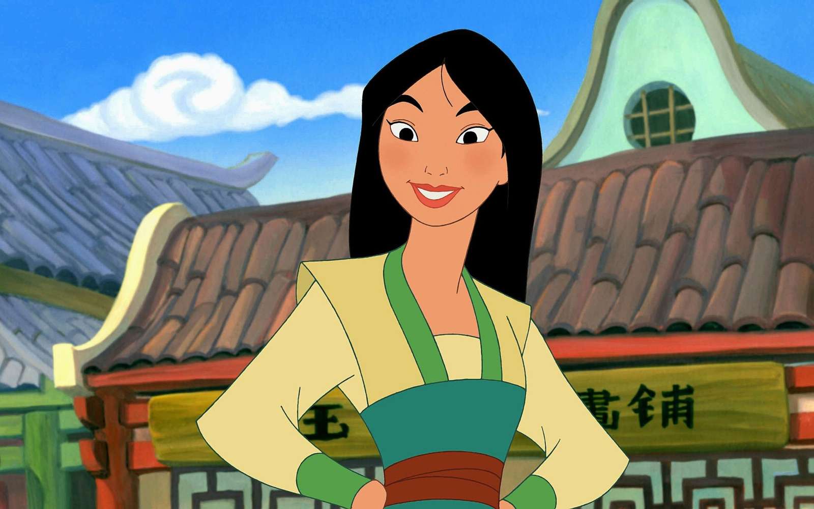 Princess Mulan puzzle online from photo