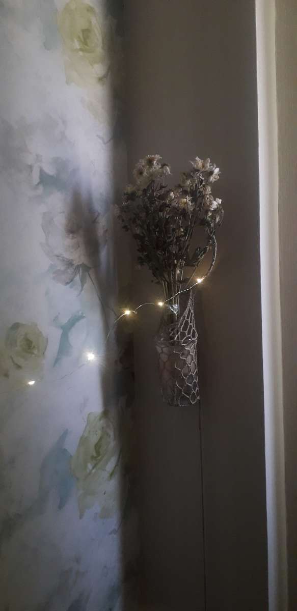 Blommor i mitt rum pussel online från foto