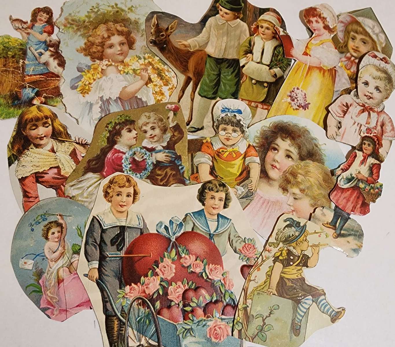 copii victoriani puzzle online din fotografie