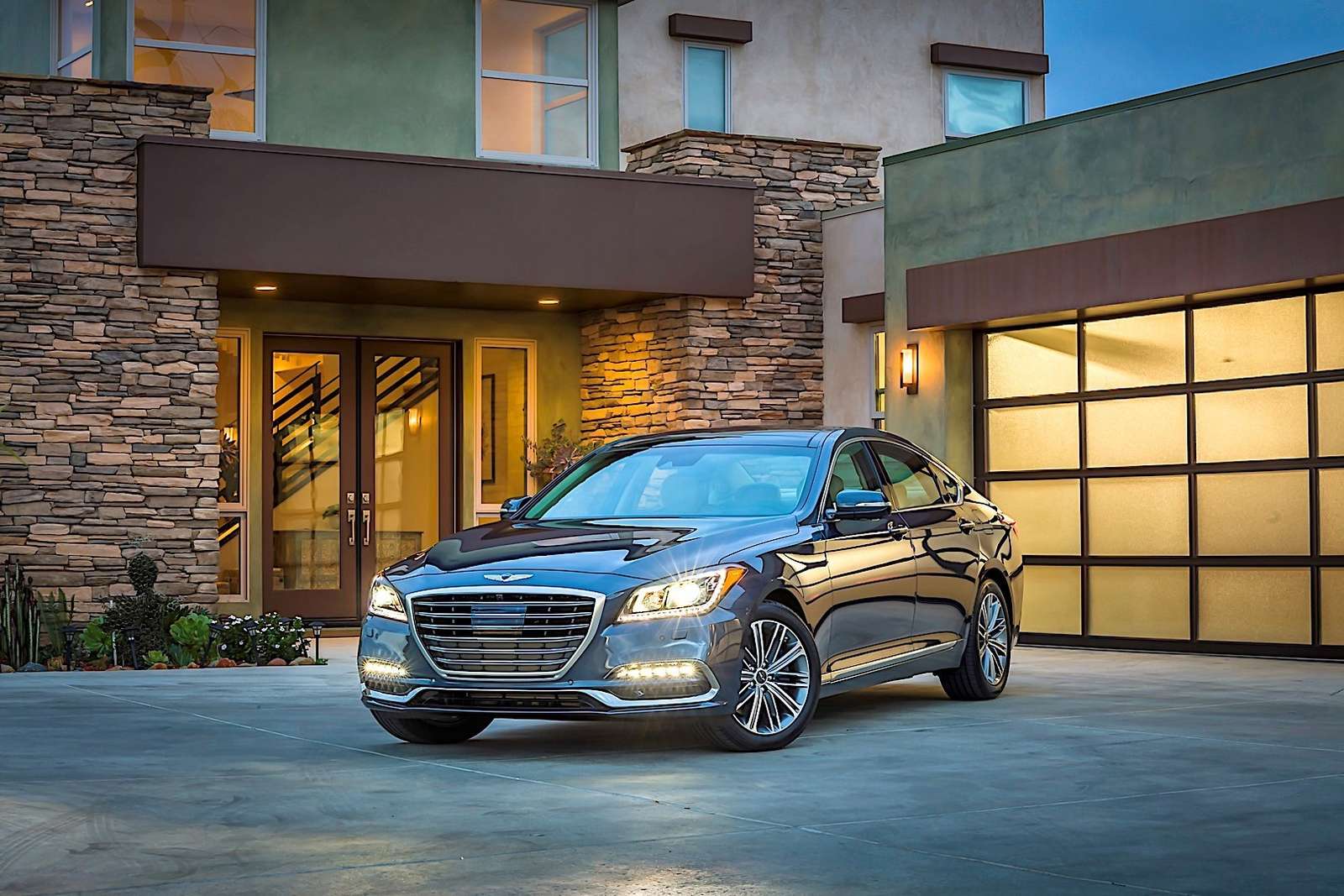 Genesis G80 puzzle online from photo