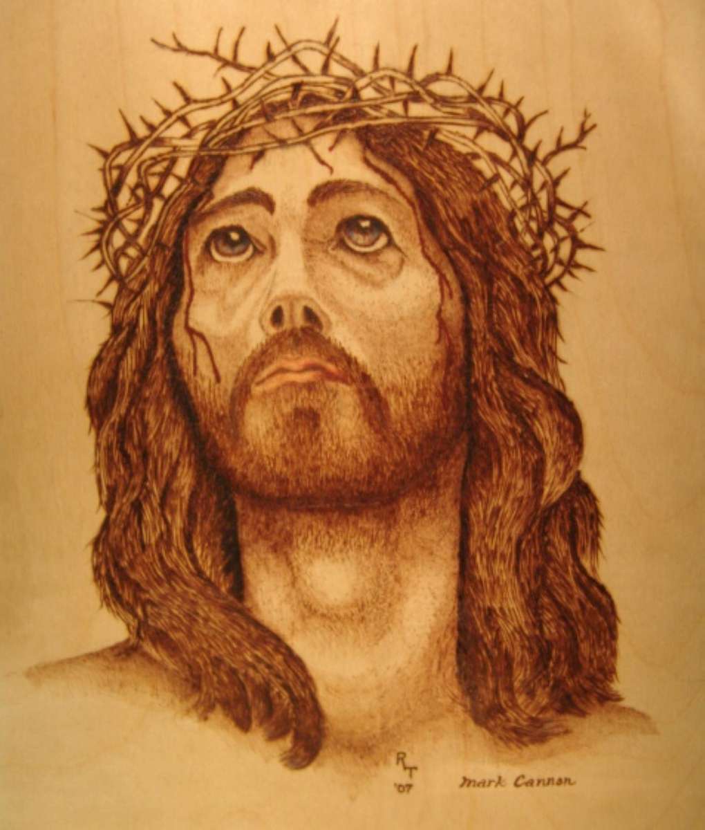Jezus kijkt naar de hemel puzzel online van foto