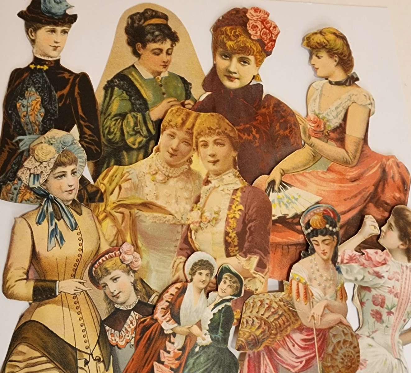 viktoriánus hölgyek puzzle online fotóról