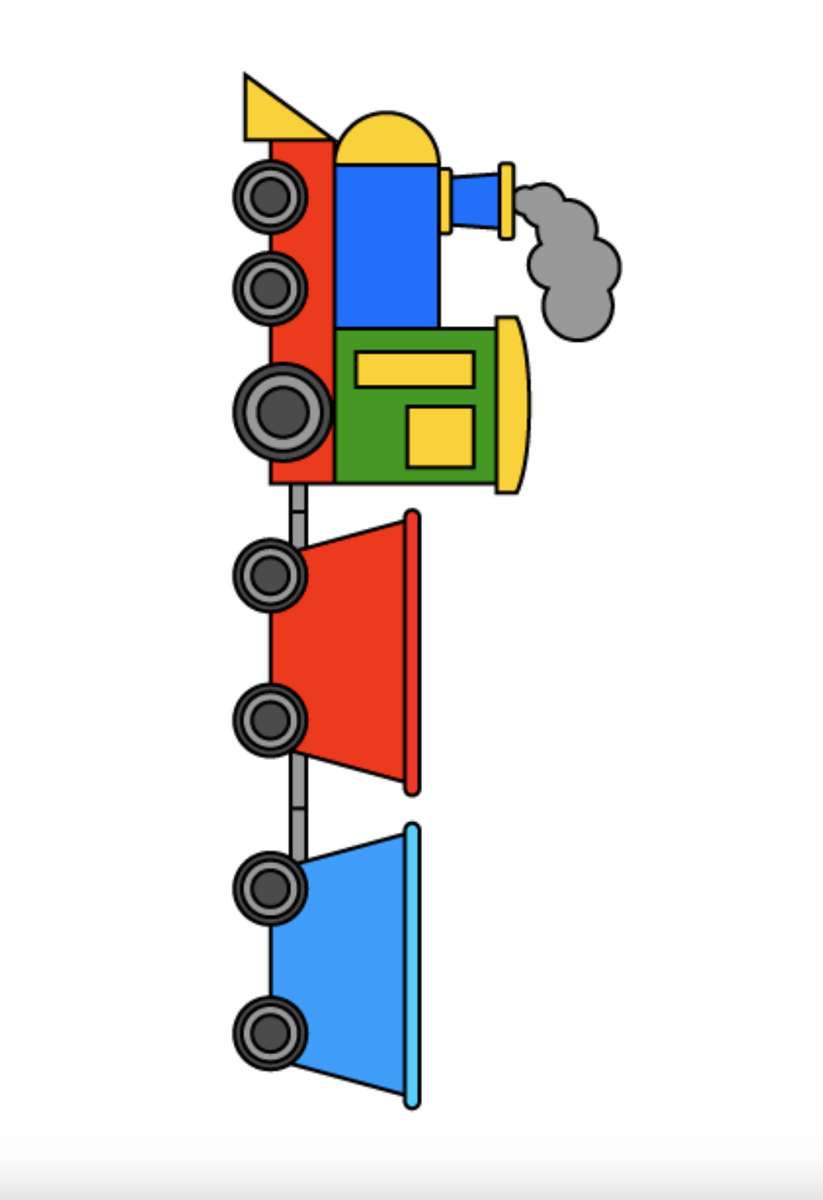 train car puzzle puzzle online from photo